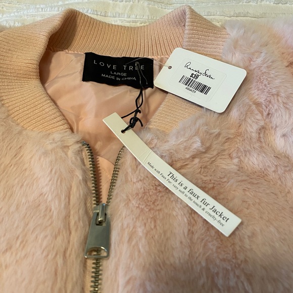 Pink Faux Fur Jacket - Picture 1 of 4